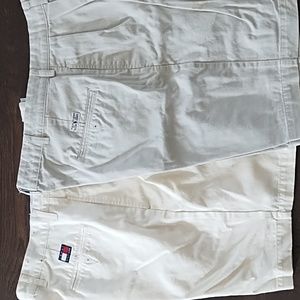Five Pairs of Size 34 Shorts, 2 RL, 1 Tommy Hilfiger, 1 Nike, 1 Karl Kani